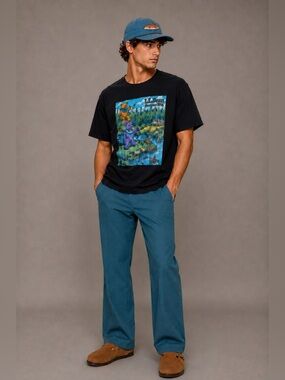 Green Men’s Western Bootcut pants 36x30